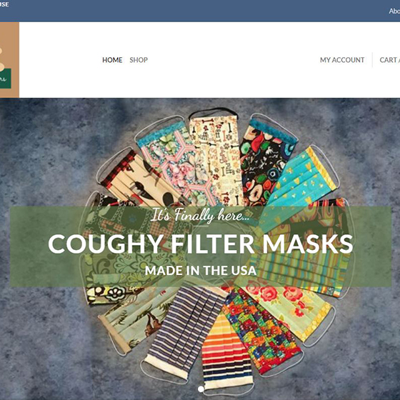 Coughy Filter Mask Website
