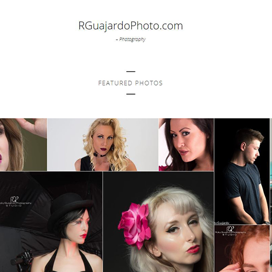 Ricardo Guajardo Photography website